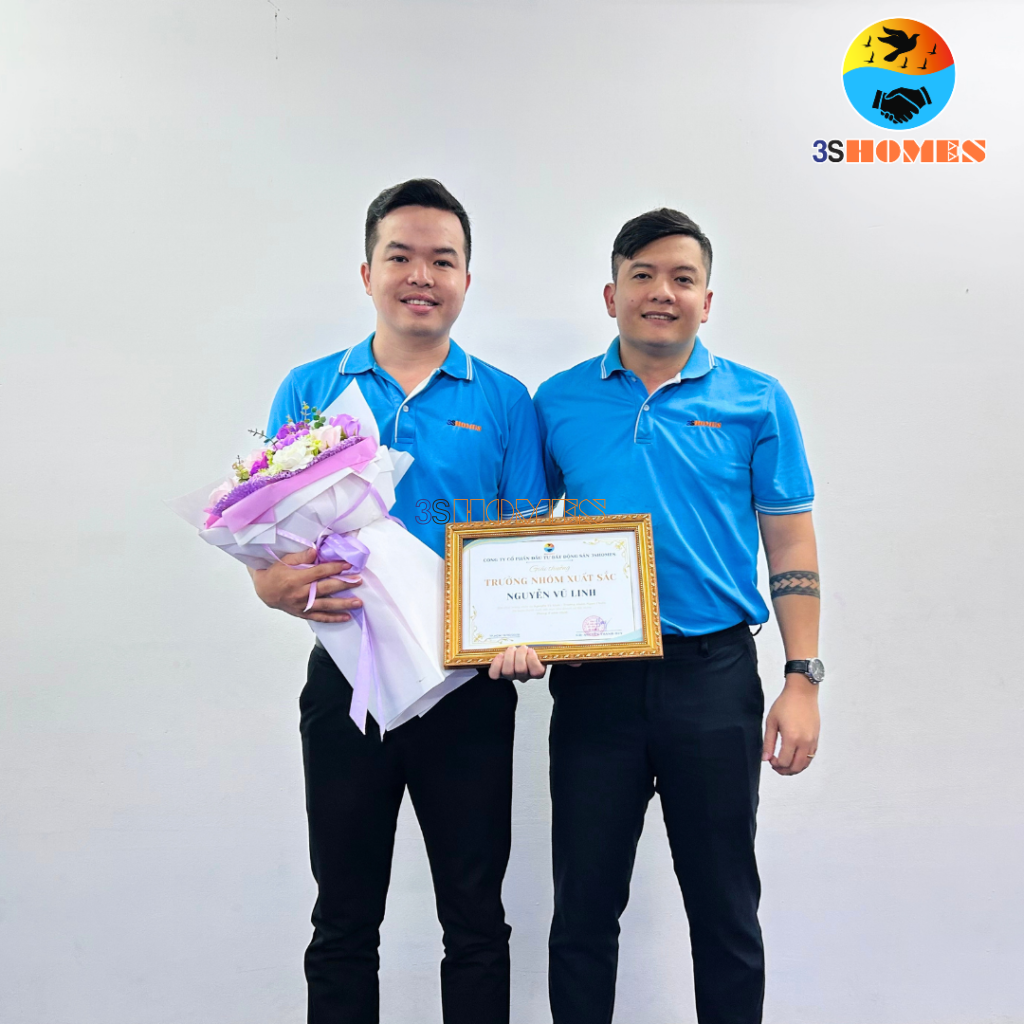 Anh Nguyễn Vũ Linh - Trưởng nhóm Xuất sắc trong tháng 9 của 3SHOMES